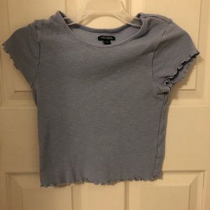 Target scalloped sleeved tshirt